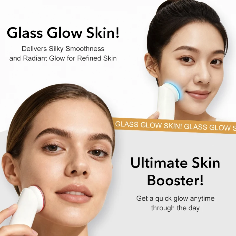 Biblioteca intelligente M-Cell Microcorrente 4 modalità colori Dispositivo di bellezza bagliore in vetro Dispositivo antirughe in vetro Cura coreana