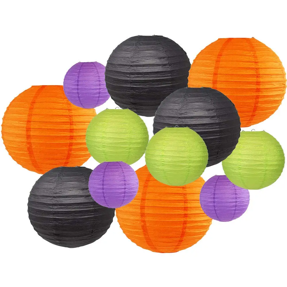 100pcs  6 8 10 12 14 16 inch 40cm etc wedding lantern festival decoration Chinese round paper lantern