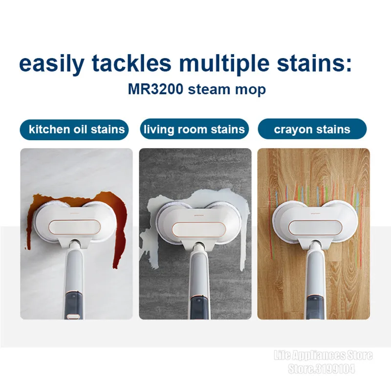 MORPHY ريتشاردز البخار ممسحة الوسادة 2 قطعة/صندوق ل MR3200 البخار الكهربائية ممسحة استبدال أجزاء الملحقات MR1077