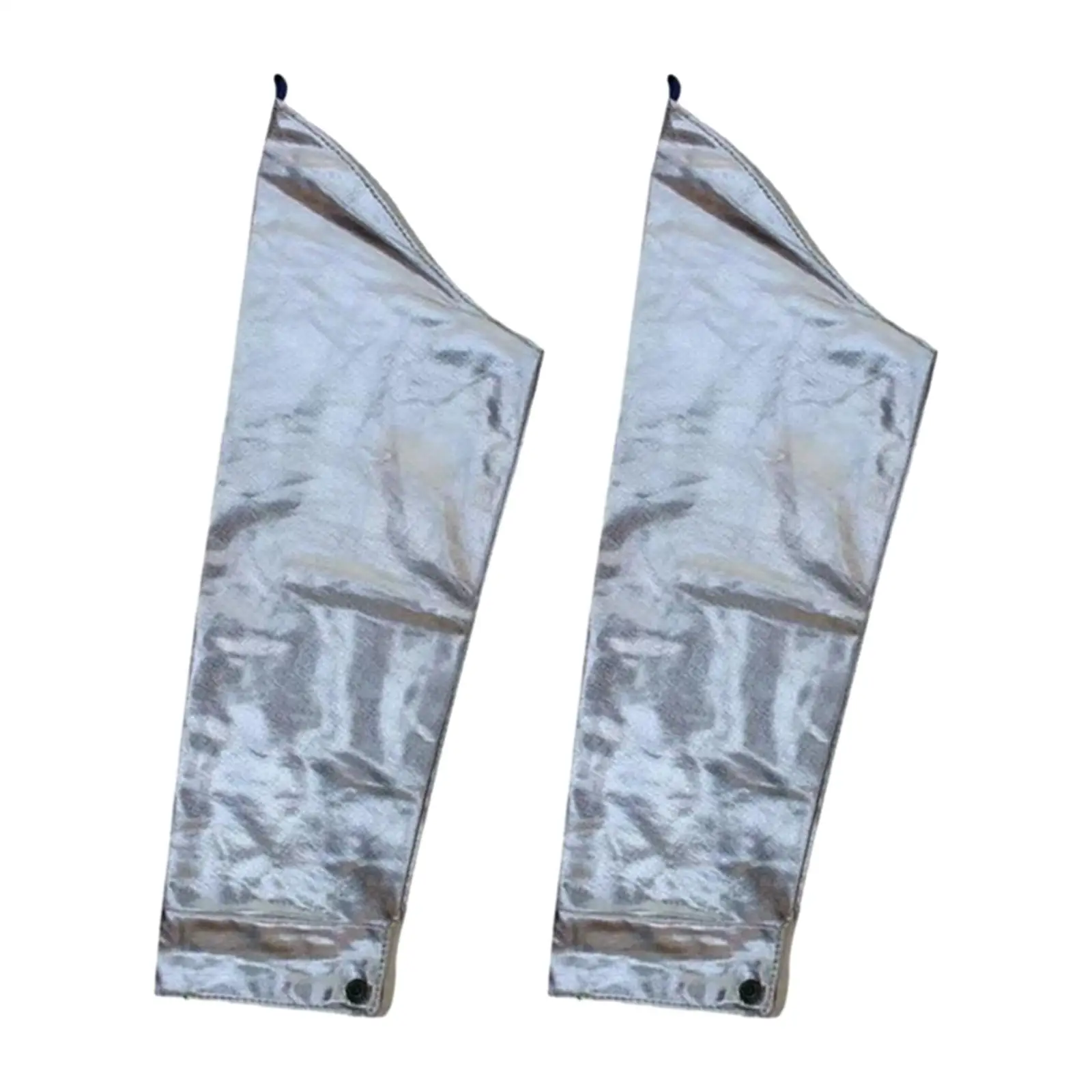 Guantes antideslizantes resistentes al calor para jardinería, Manguitos protectores de aluminio de estaño para trabajo, barbacoa, jardín y cocina, 2 unidades