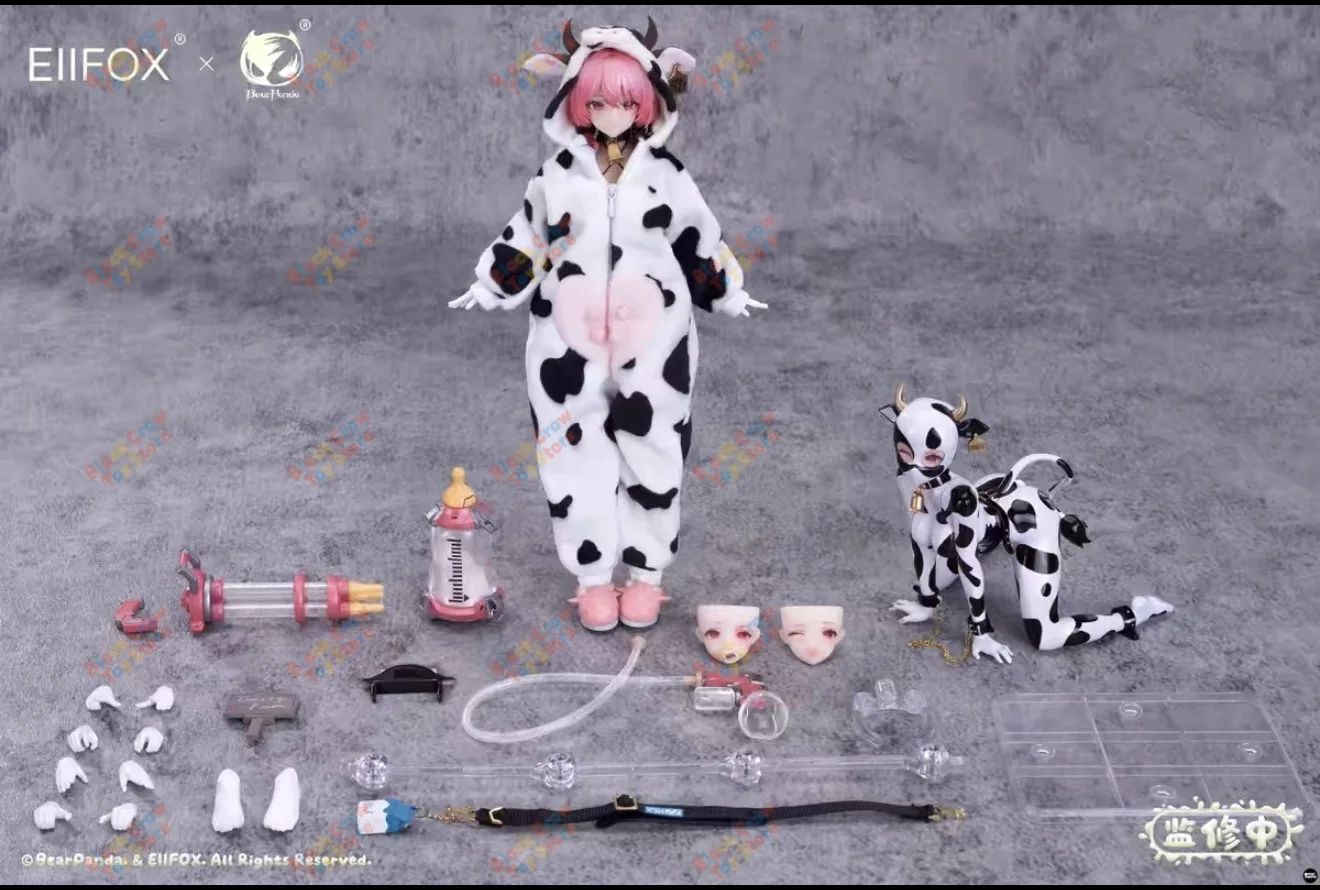 BearPanda × Eiifox Cow Pattern 