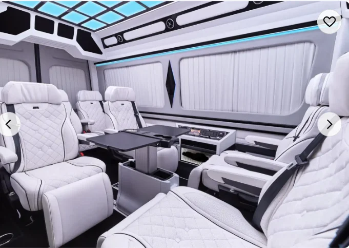 Interior Upgrade Kit With Seat Partition and TV Tuning Accessories Car Interior Accessories for Sprinter