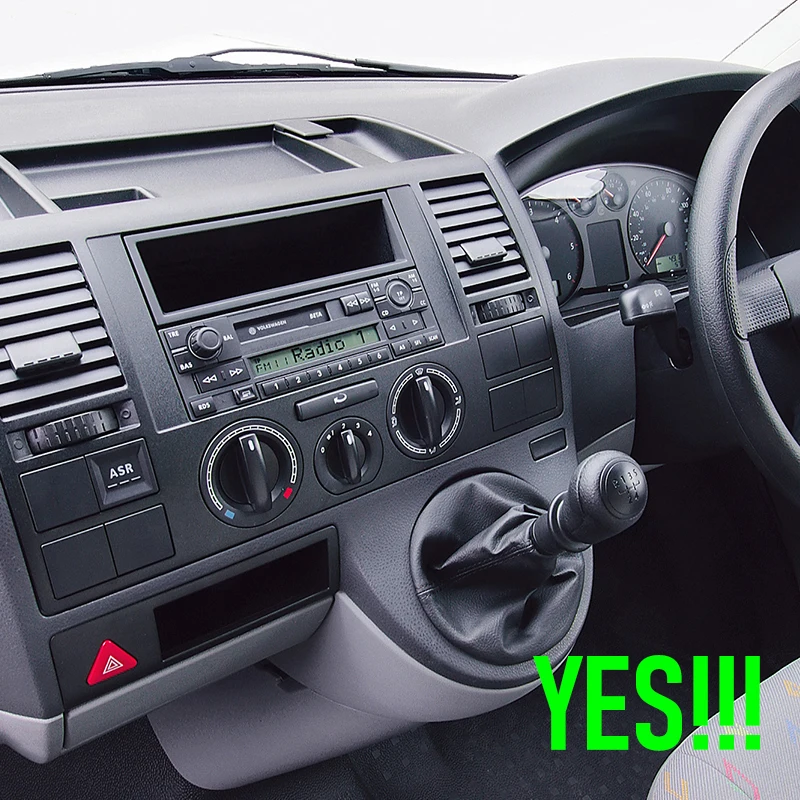 7 ''para vw t5 transporter van uk-spec 2003-2009 rádio do carro 4g sim carplay android 15 auto google mapa gps unidade principal bluetooth