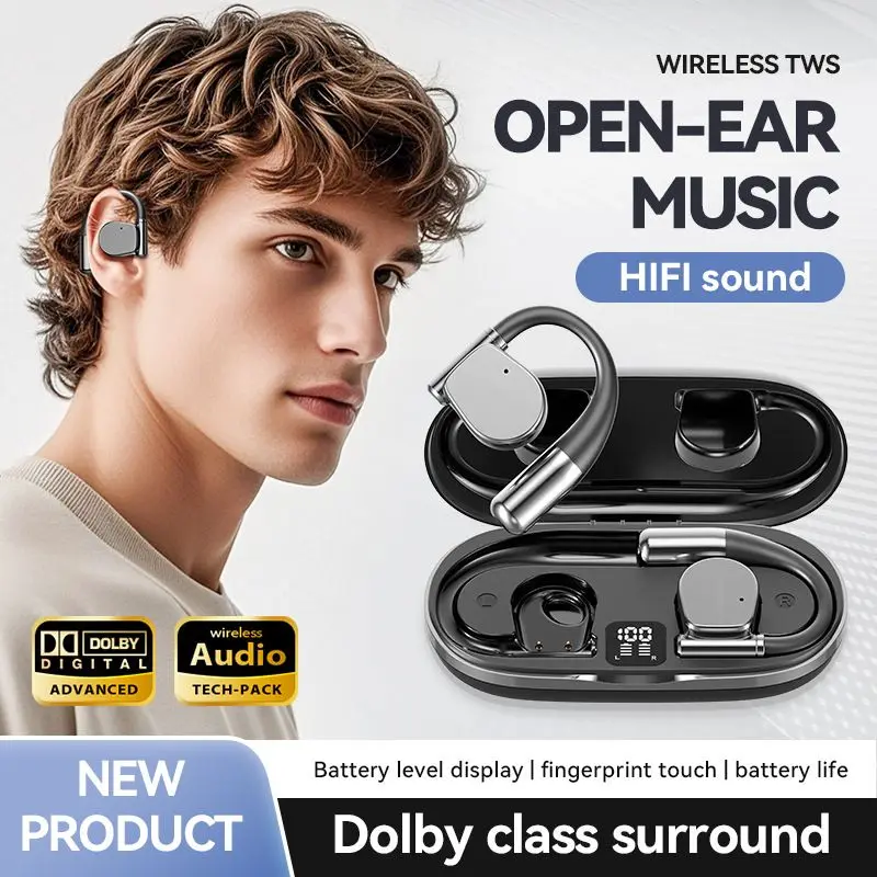 for Galaxy Z Fold6 W25 w24 Fold5 4 OWS Open Earless Bluetooth Headset Endurance Digital Display Translation Headset Ai Library