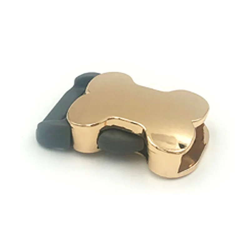 2Pcs 10/15/20/25mm Cute Bone Metal Buckles Dog Collar Side Release Buckle Insert Adjust Clasp Bags Belt Luggage Accessories