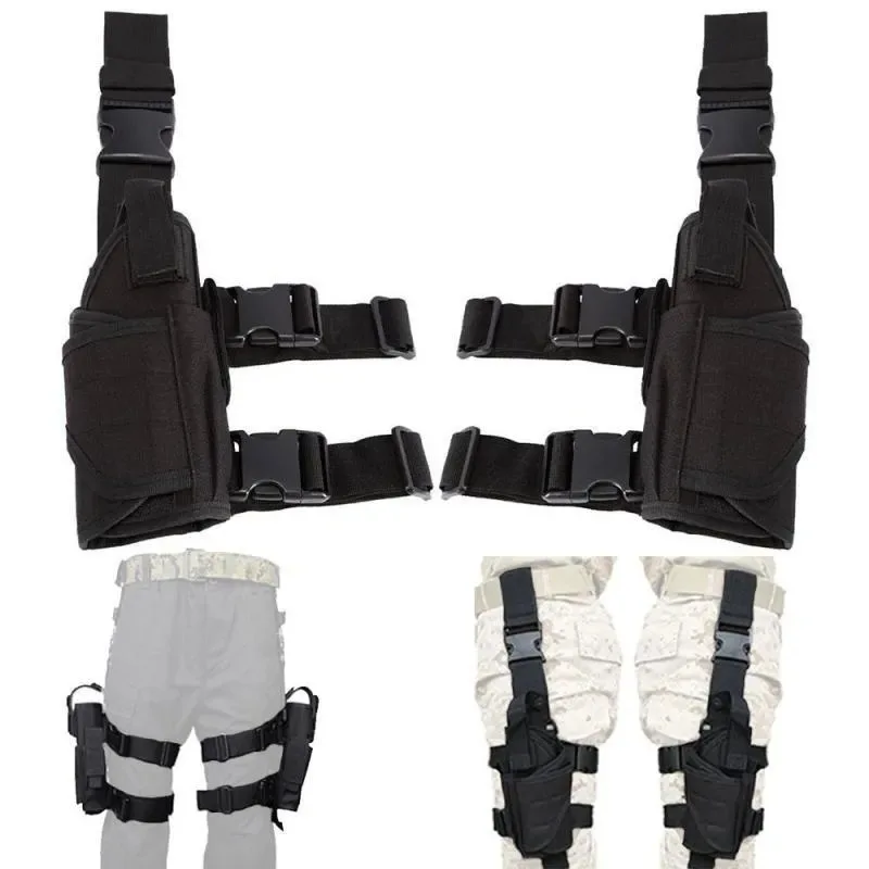 Multifunctional Tactical Leg Bag with Riding Straps, Military Enthusiast Outdoor Gear, Oxford Cloth Solid Color Leg Sleeve