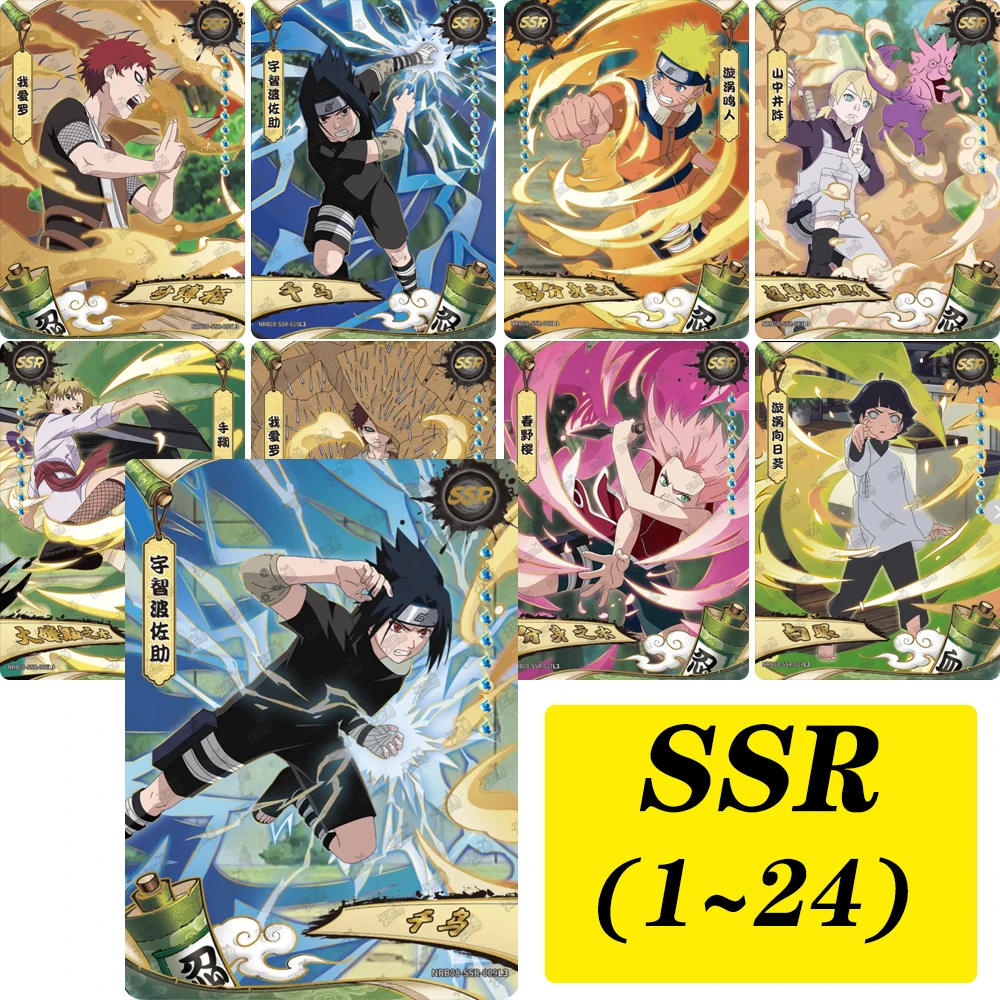 

KAYOU SSR 1 ~ 24 серии НАРУТО Учиха Мадара Хьюга Хината Орочимару редкая коллекционная карта Рождественский подарок на день рождения Игровые игрушки