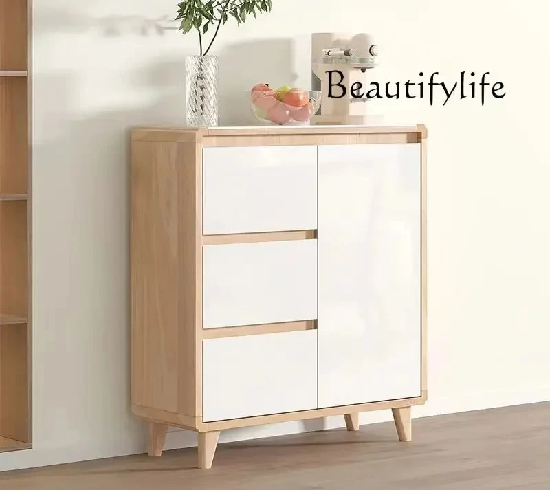 

Side cabinet, living room against the wall, modern simple multi-functional home storage, designer style, high sense
