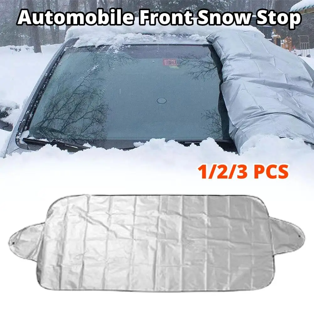 1/2/3PCS Car Windshield Protector Car Protection Prevent Snow Ice Sun Shade Dust Frost Freezing Snow Windshield Cover