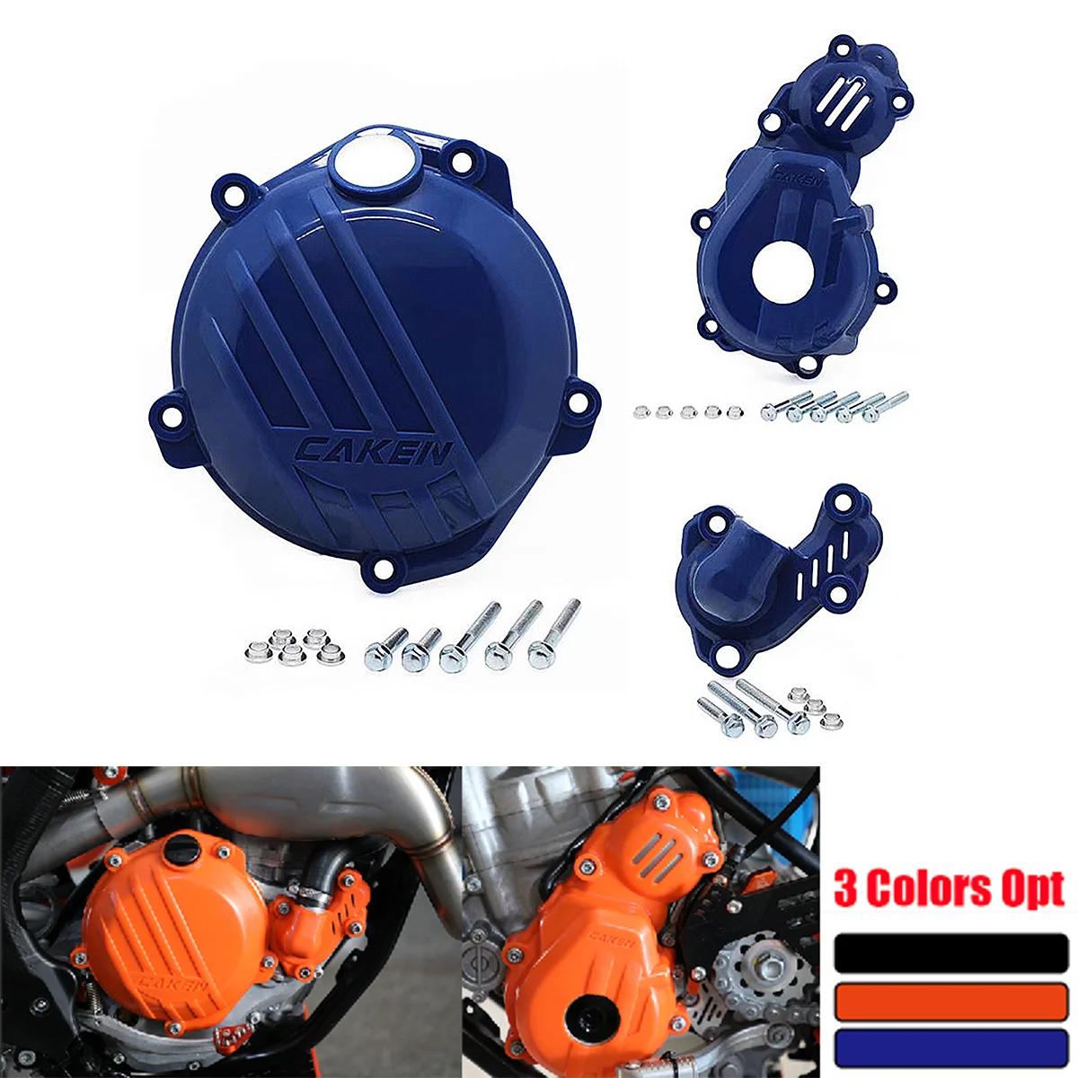 For KTM SXF250 SXF350 XCF250 XCF350 FC250 FC350 FE250 FE350 FX350 Motorcycle Clutch Cover Magneto Engine Water Pump Guard Set