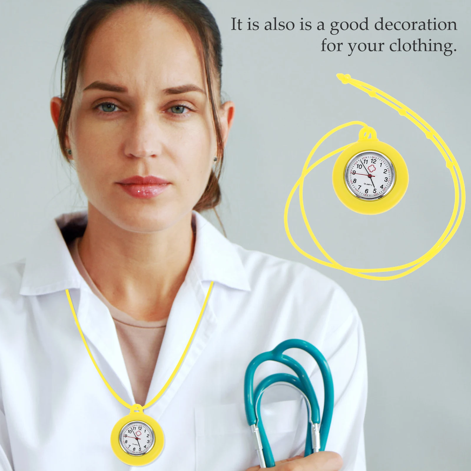 

Quartz Watch Lightweight Durable Necklace Hanging Long Lasting Practical Small Simple Design Exquisite Detail