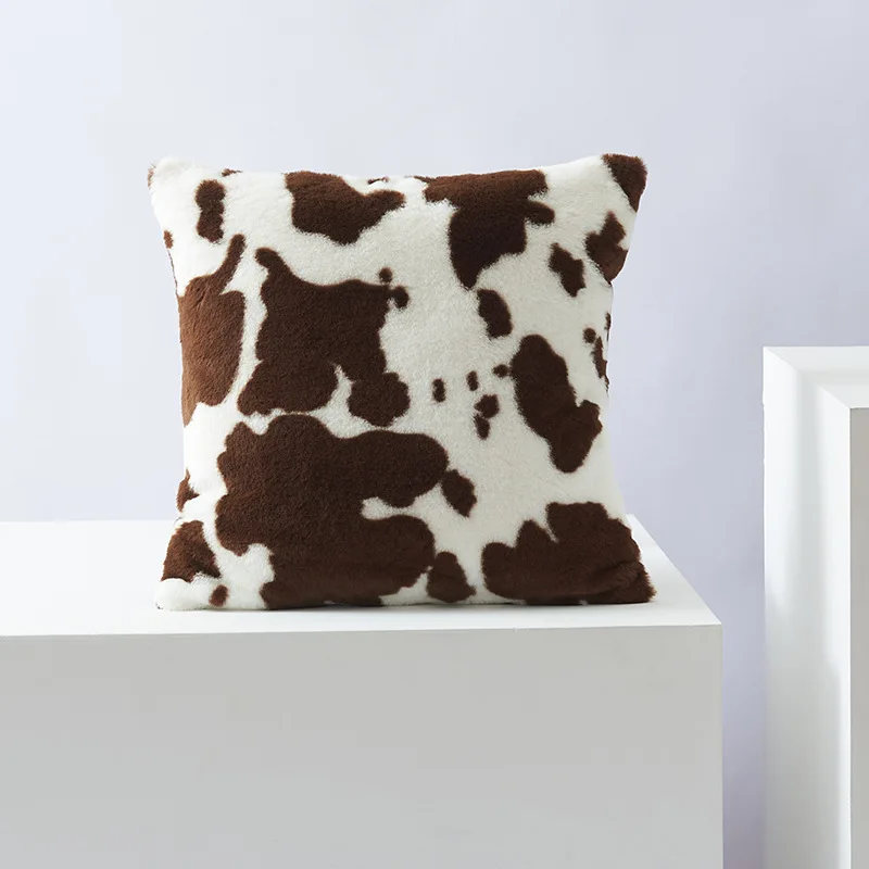 Koe Print Sofa Kussen Kussenhoes Woonkamer Kussenhoes Nachtkastje Rugleuning Lumbale Kussen Kussensloop Thuis Zachte Meubels