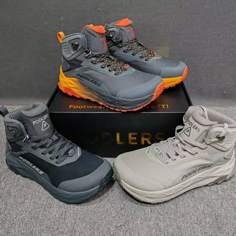 

Winter Warm Men Outdoor Sports Shoe Anti Slip Climbing Shoes For Mens High Top Trekking Shoe Man Designer Waterproof Boots Men