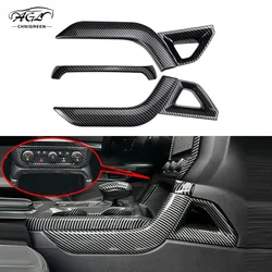 ABS Carbon Fiber Color Center Console Line Gear Shift Decorative Trim for Ford Ranger Everest 2023