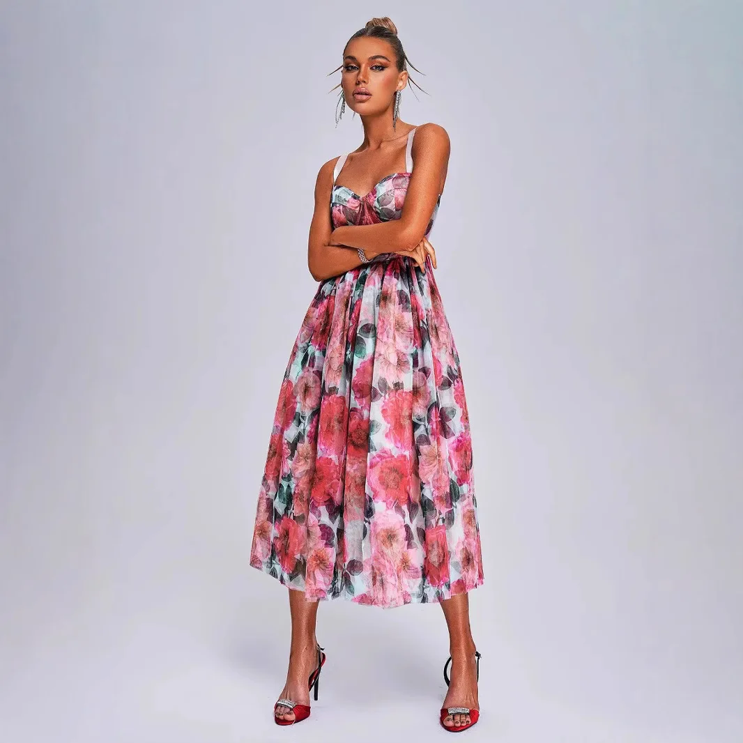 فستان سهرة طويل من Ele للنساء من Faionable oulder Bared Ogeea Fairy T Sle Dr منتصف الخصر شيفون ناعم Dr