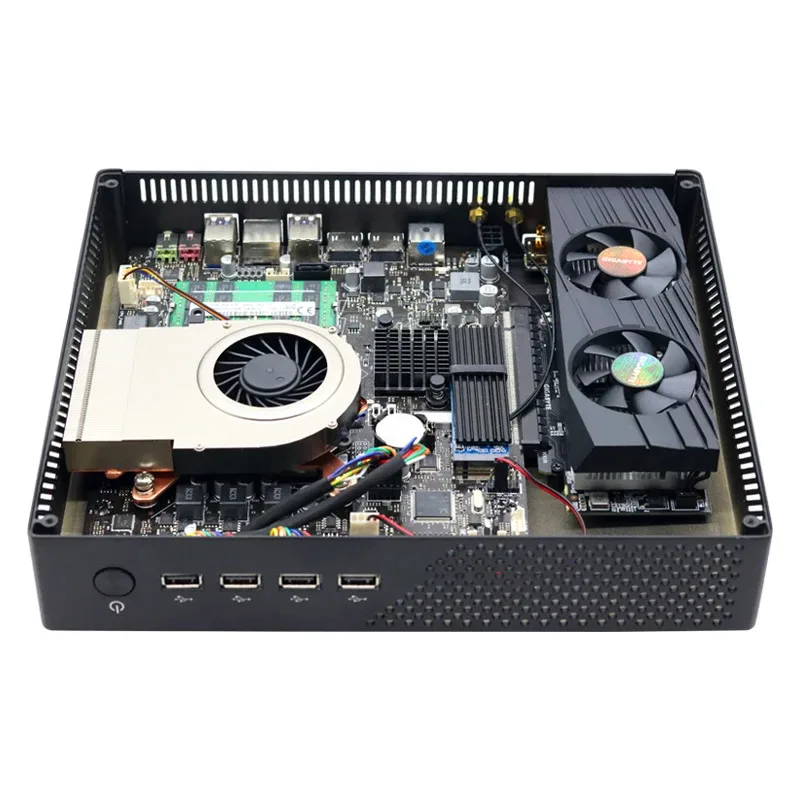 I-ntel Core I9-10900Fmini Pc 10cores Max 64GB RAM DDR4 Small Host 4USB3.0 High Speed Running Process Gaming Desktop Computer