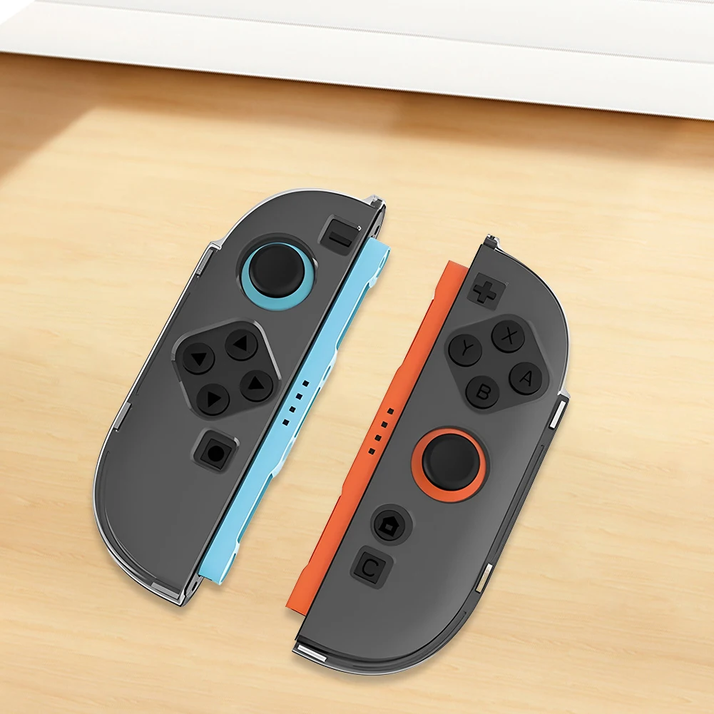 Transparent Protective Case for Nintendo Switch 2 Joy-con Left and Right Handle Crystal Case Split Magnetic PC Protective Shell