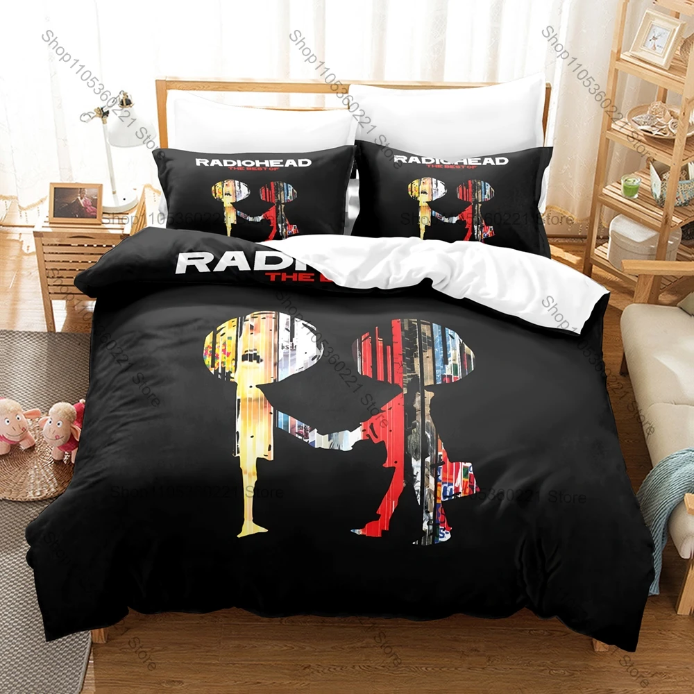 

Personality Radiohead Music Theme Bedding Duvet Cover Set New Soft Bed Set Single Double King Size Bedroom Decoration