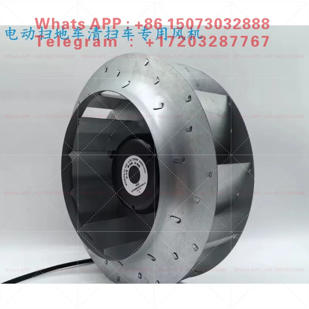 WEM250-75 Electric sweeper sweeper fan DC48V 36V DC brushless fan