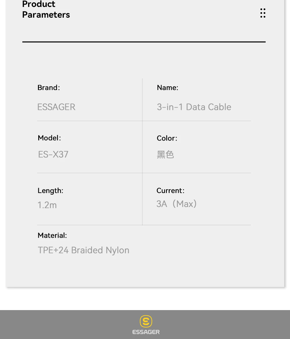 Essager 3 in 1 USB Type C Cable Micro USB Wire Charger For iPhone 14 13 12 X Pro Max Samsung Xiaomi PCPO Mobile Phone Data Cord