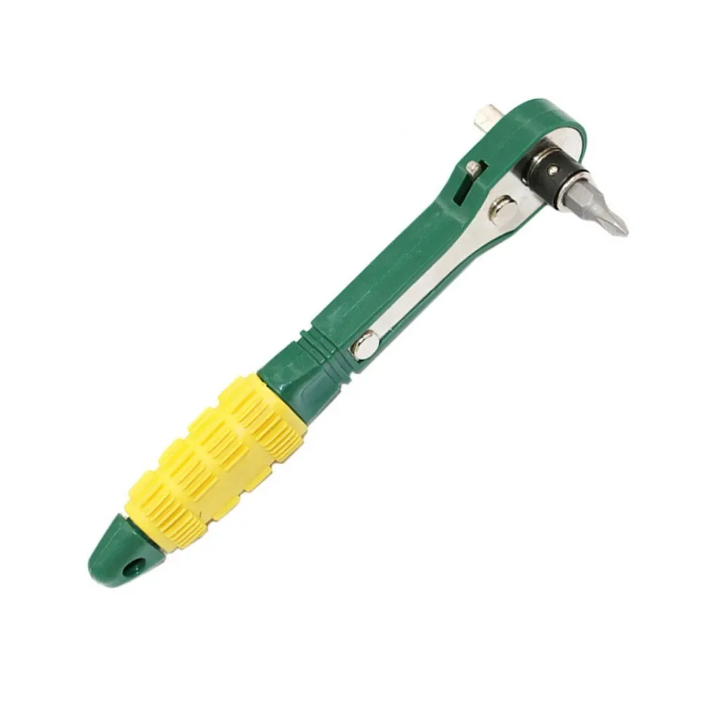 Mini Fast Ratchet Wrench Rod 6.35 Socket Wrench 1/4 Inch Pneumatic Head Screwdriver High Hardness High Torque Maintenance Tools