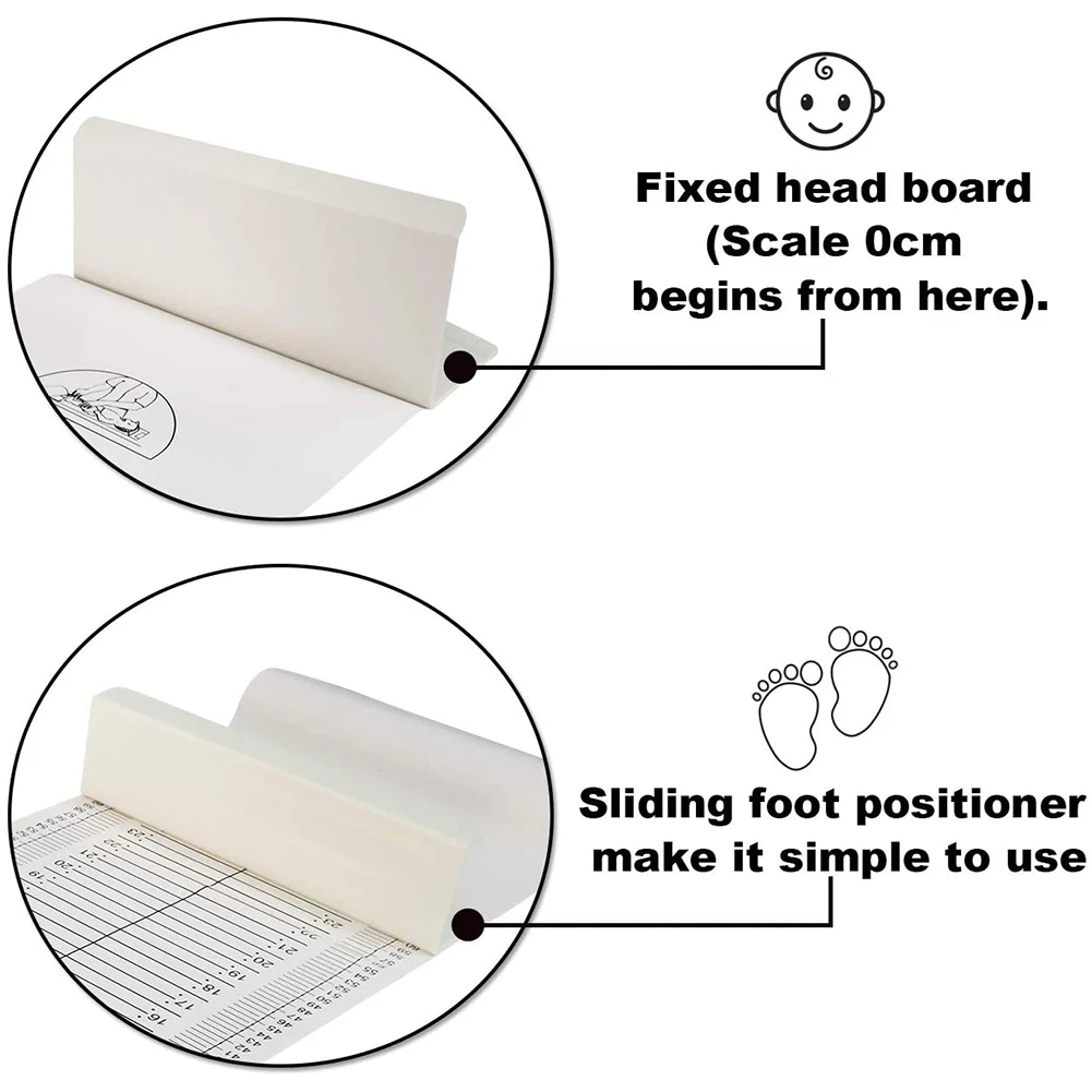 [Set of ],Baby Infantometer Height Ruler Measuring Mat Very Convenient for Pediatrician House-Visiting