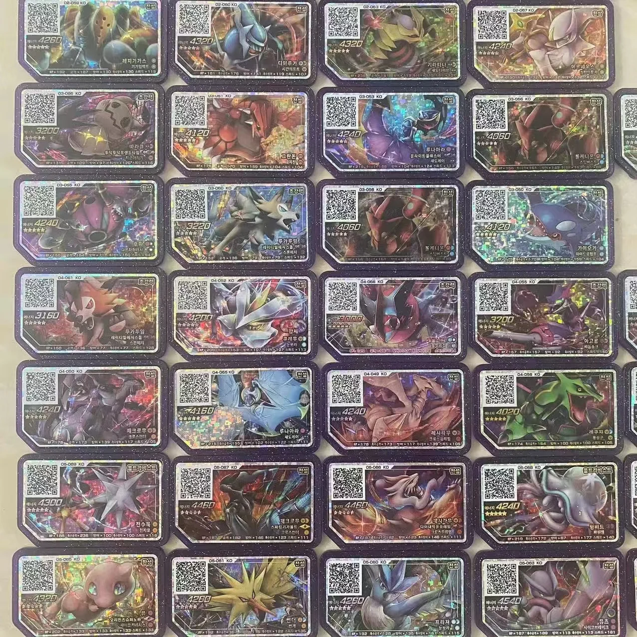 Korean Version Genuine Ga-Ole 5 STAR Card Arcade General Special Edition P Card Lugia Arceus Out of Print Collection Card