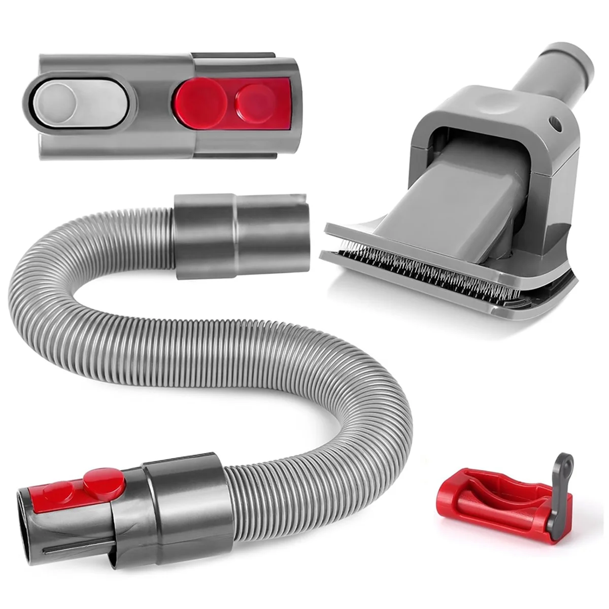 HEIßER Bräutigam Hund Pinsel für Dyson V11 V10 V8 V7 V6 Hund Haustier Haar Pinsel Verlängerung Schlauch und Adapter Hundesalon Kit Werkzeug 921001 -01