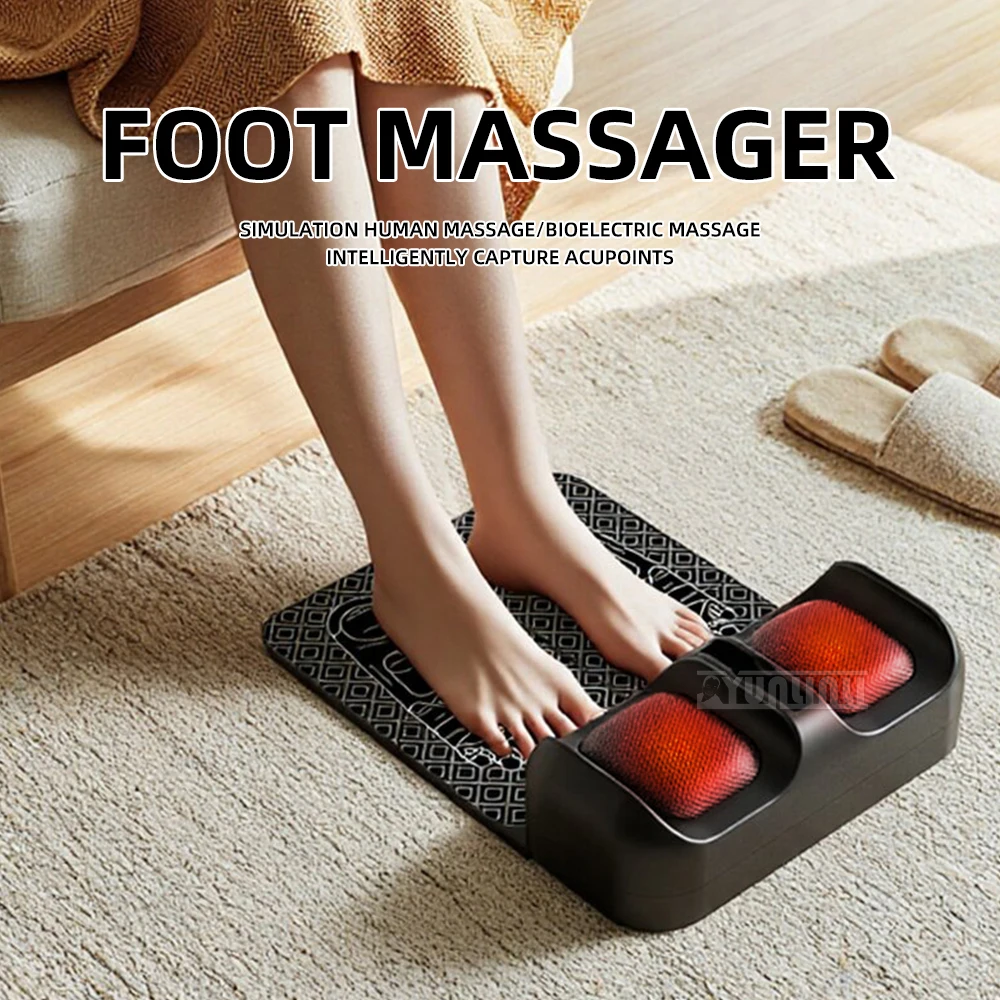 

Высокое качество импульсный горячий компресс массажер для ног расслабляющая массажная терапия для ног для домашнего использования