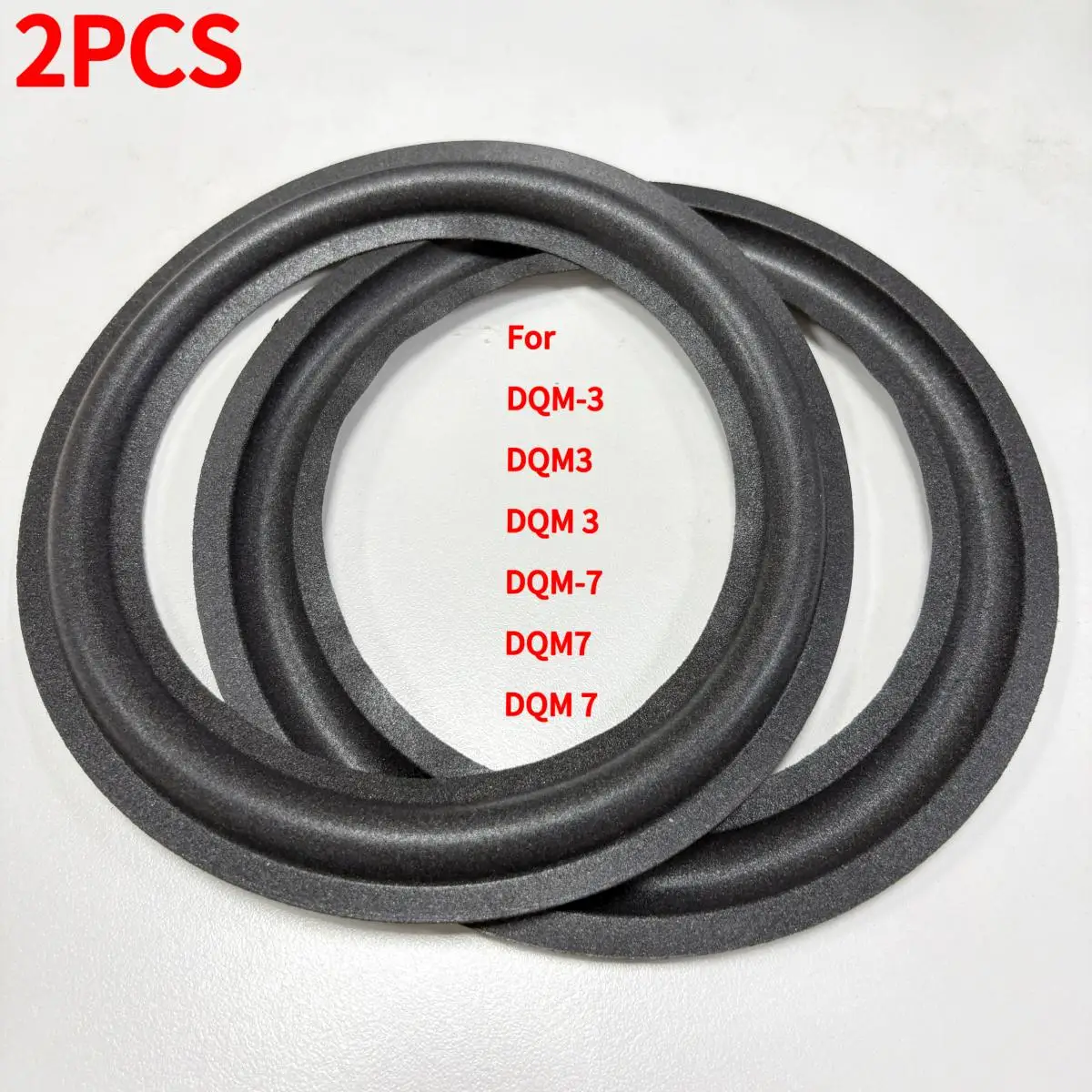 For Dahlquist / Magnat DQM-3 DQM3 DQM 3 DQM-7 DQM7 DQM 7 Speaker Foam Repair Folding Edge Ring （2PCS）
