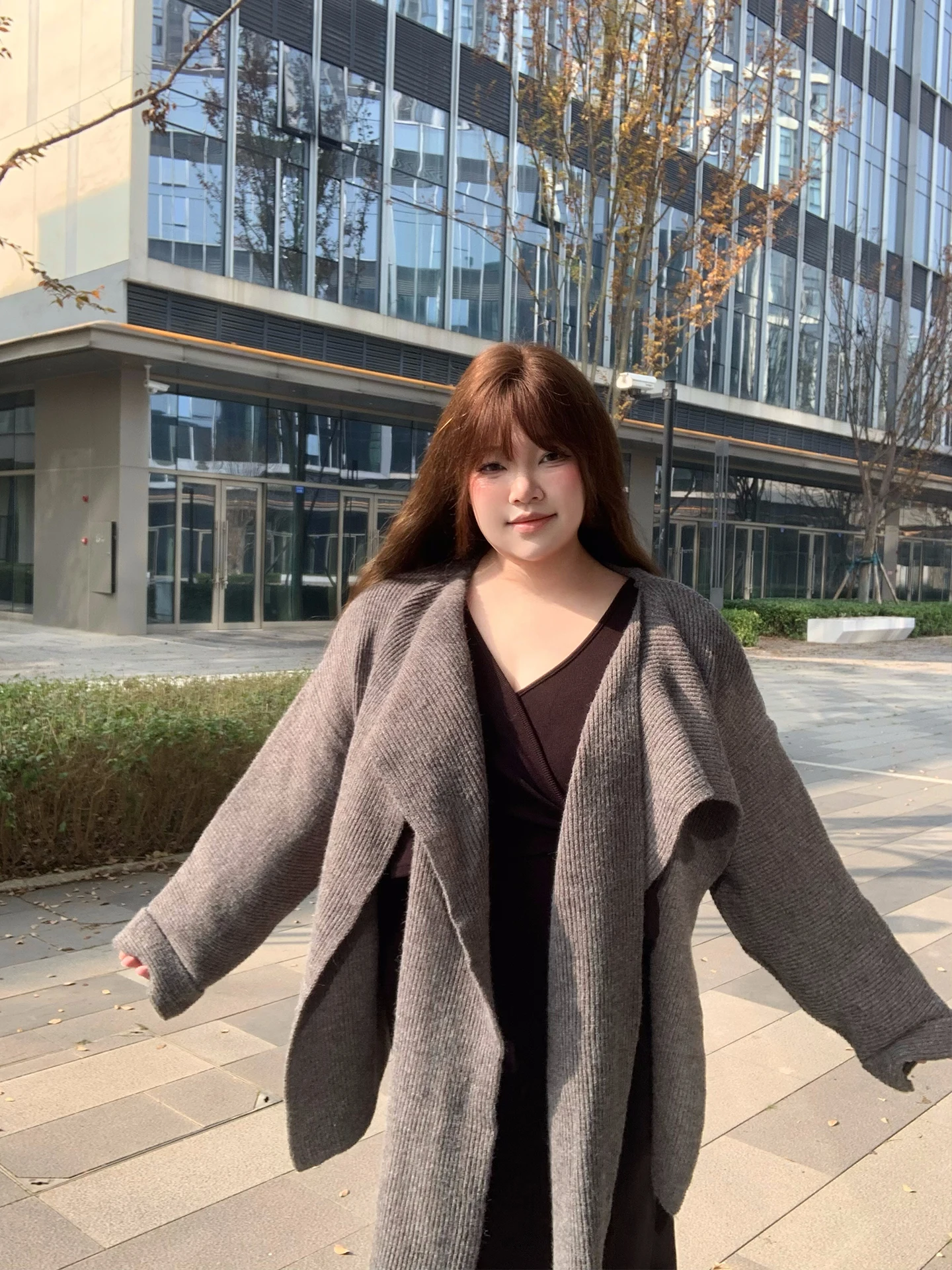 

Мягкий вязаный кардиган с асимметричным вырезом и открытыми плечами, длинный, женский, модный, в стиле Court.