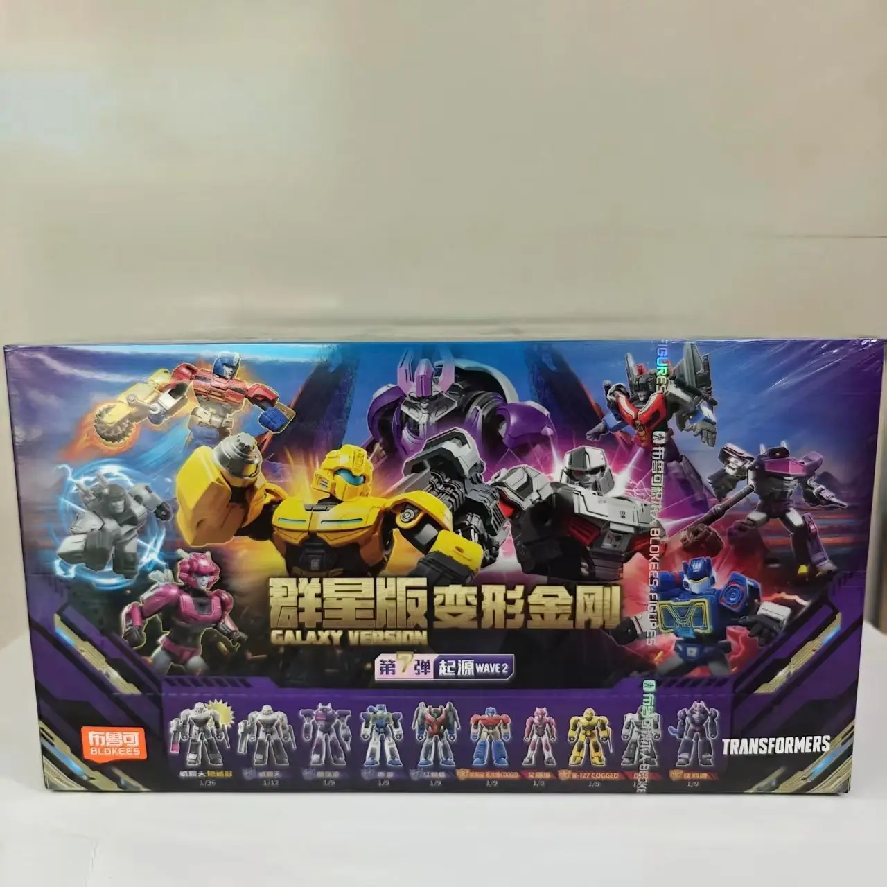 لعبة هواية أصلية من Blokees Transformers Galaxy الإصدار 7th Optimus Prime Megatron Alpha Trion