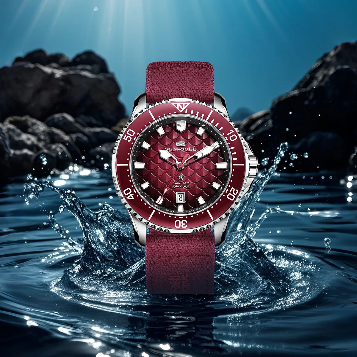 Seagull Dragon King Men Watch Automatic Mechanical Watch 30Bar Waterproof Wristwatch Sapphire ST2130 Top Brand Clock 1216