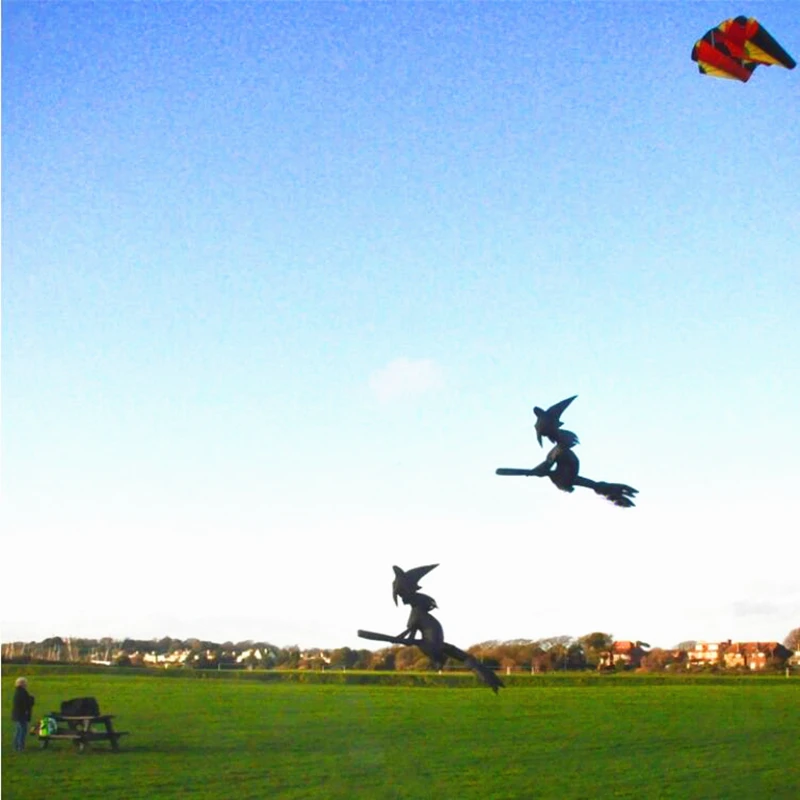 Cerf-volant gonflable 3D pour adultes, grand cerf-volant de sorcière, ligne de ficelle professionnelle, entraînement de jeu en plein air, livraison gratuite