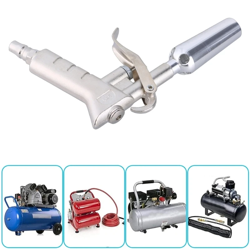 Versatile Air Compressor Nozzle Tool Set With Aluminum Blow Guns Tip and Extension Rod Dropshipping