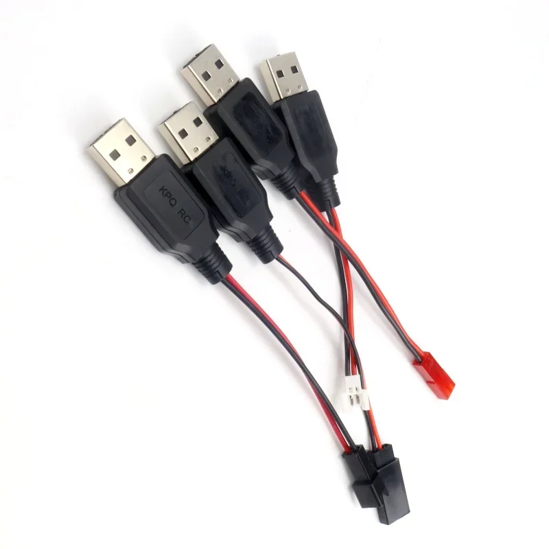 RC USB شحن 3.7 فولت بطارية ليثيوم كابل الشاحن USB إلى JR قابس ل 3Rc الطائرة بدون طيار كوادكوبتر 8 قطعة #4