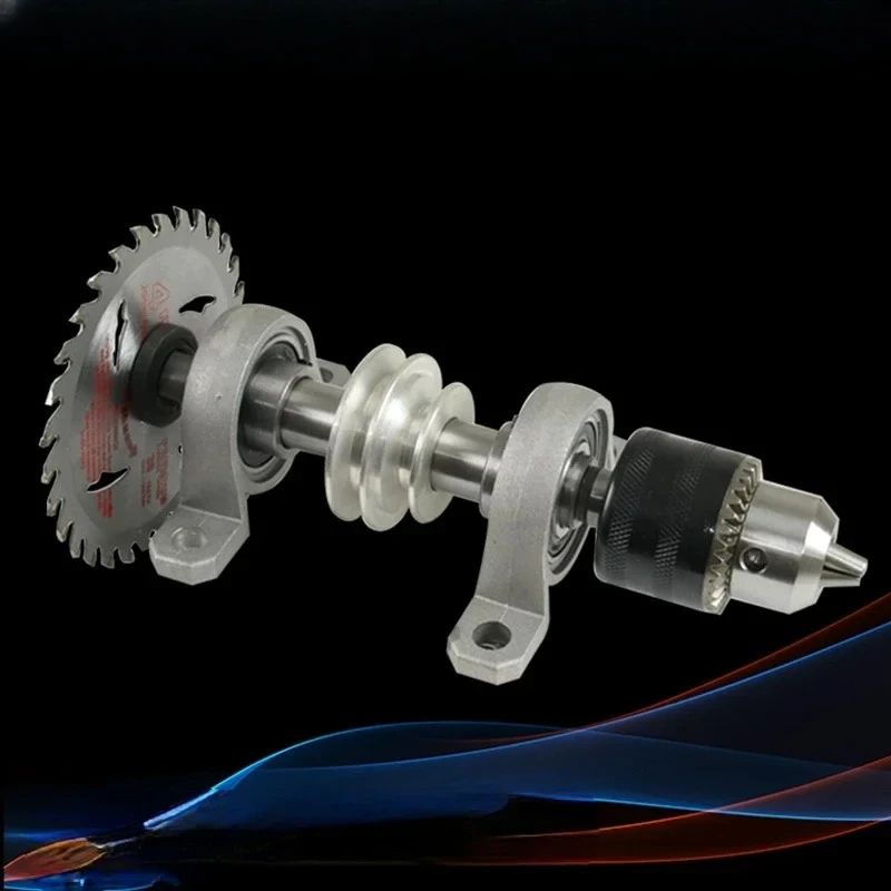 

For Bearing Seat Table Saw Drilling Woodworking Rotary Lathe Thread Spindle Shaft Pulleyhaft Dia