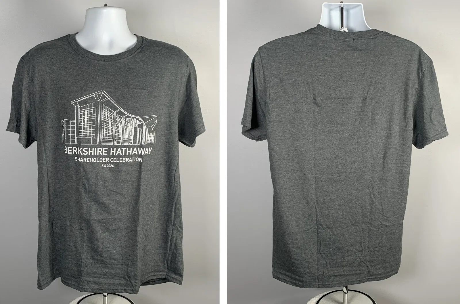 Berkshire Hathaway 2024 Shareholder Meeting Warren Buffett T Shirt Mens Large