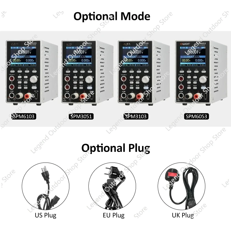 Programmable Lab Power Supply  Multimeter Regulated Power Supply  Output Enable/Disable Button Single Channel Output