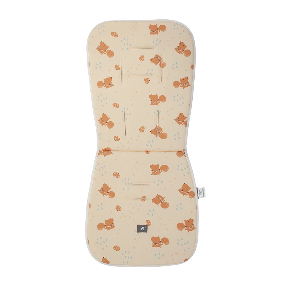 Stroller Cushion Cool Mat For Summer Cute Squirrel Cartoon For Boys Girls Outside Universal Stroller Accessories