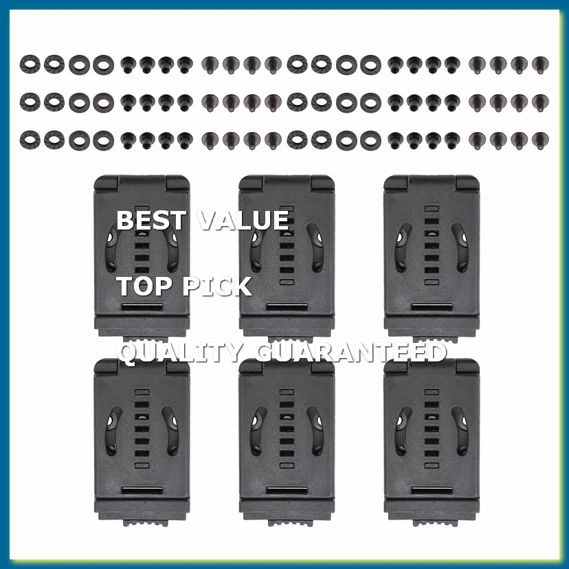 6PCS Travel Buckle Large Lok Belt Clip Loop for Knife Kydex Sheath/ with Hardware, Special for DIY