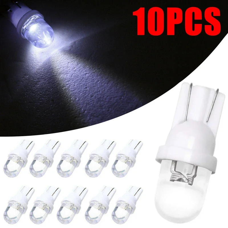 10 pcs/set T10 Car White LED 501 Side Light 12V 5W W5W Xeno Lamp Super Bright Width Lamp Bulbs Universal Auto Lights Accessories