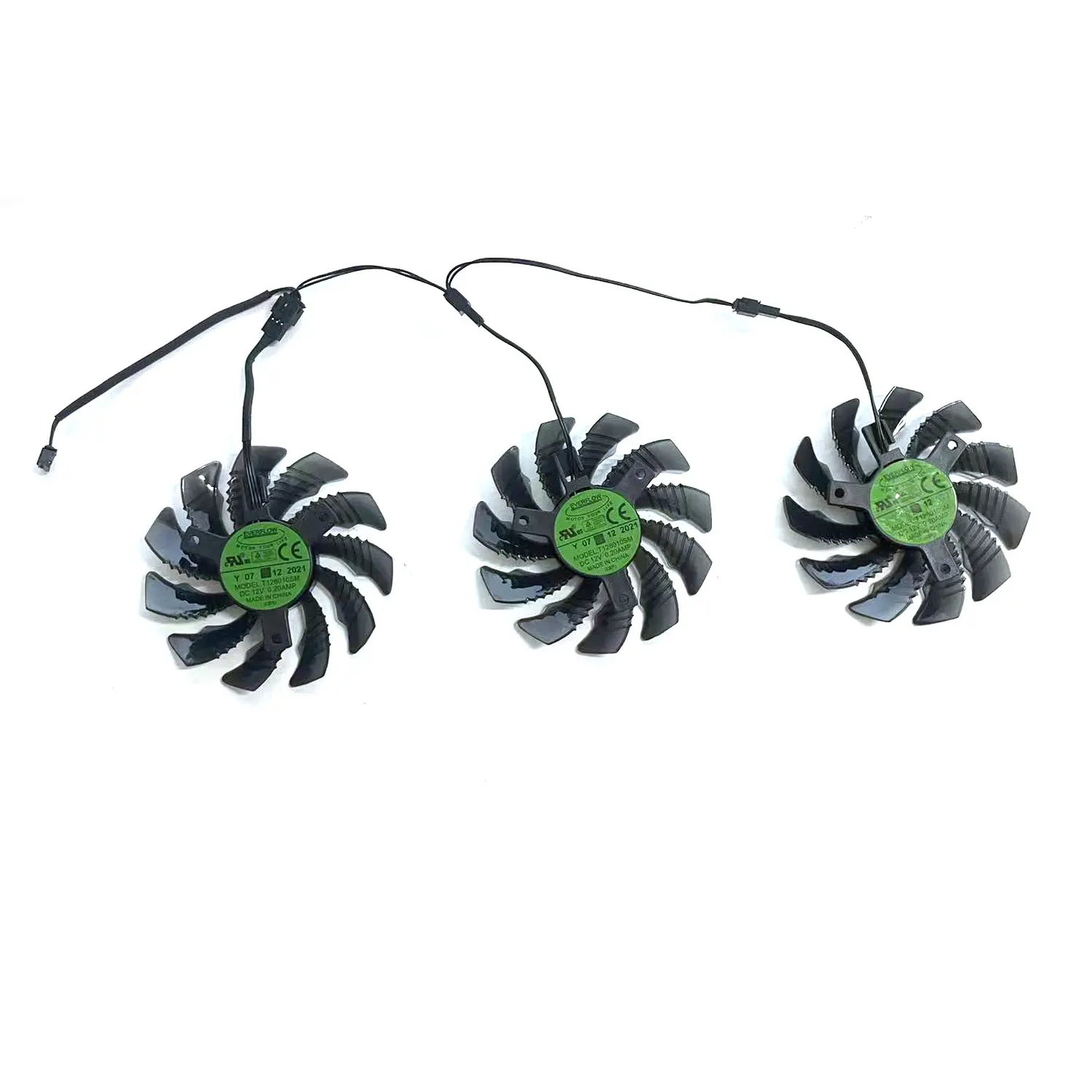 Kankeirr for Gigabyte AMD Radeon R9 270X 280X 290X WINDFORCE 3X graphics card fan 75MM 3PIN T128010SM PLD08010S12H