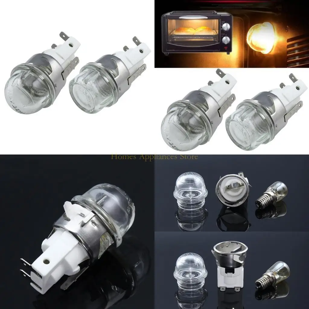 Base lâmpada lâmpada microondas forno D0AB 25W Anel anel anel inoxidável aço inoxidável Tensão cerâmica