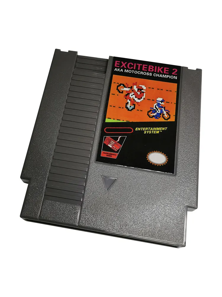 ExciteBike 2 NES para consola de juegos PAL y USA versión Famicom, cartucho de juego Vidoe de 8 bits y 72 pines