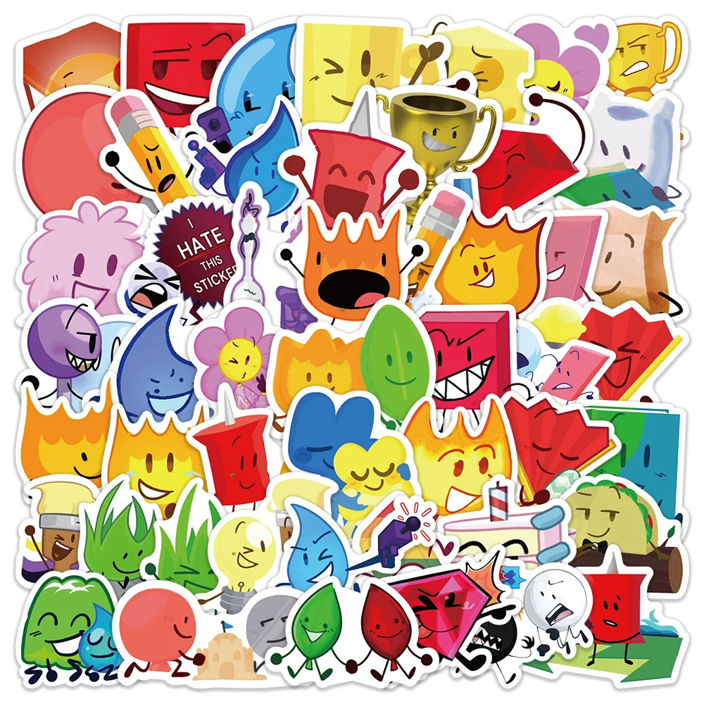 

10/50PCS Animation Battle for Dream Island Sticker Cartoon Funny Cute Decorative Pencil Case Notebook Water Cup Waterproof Decal
