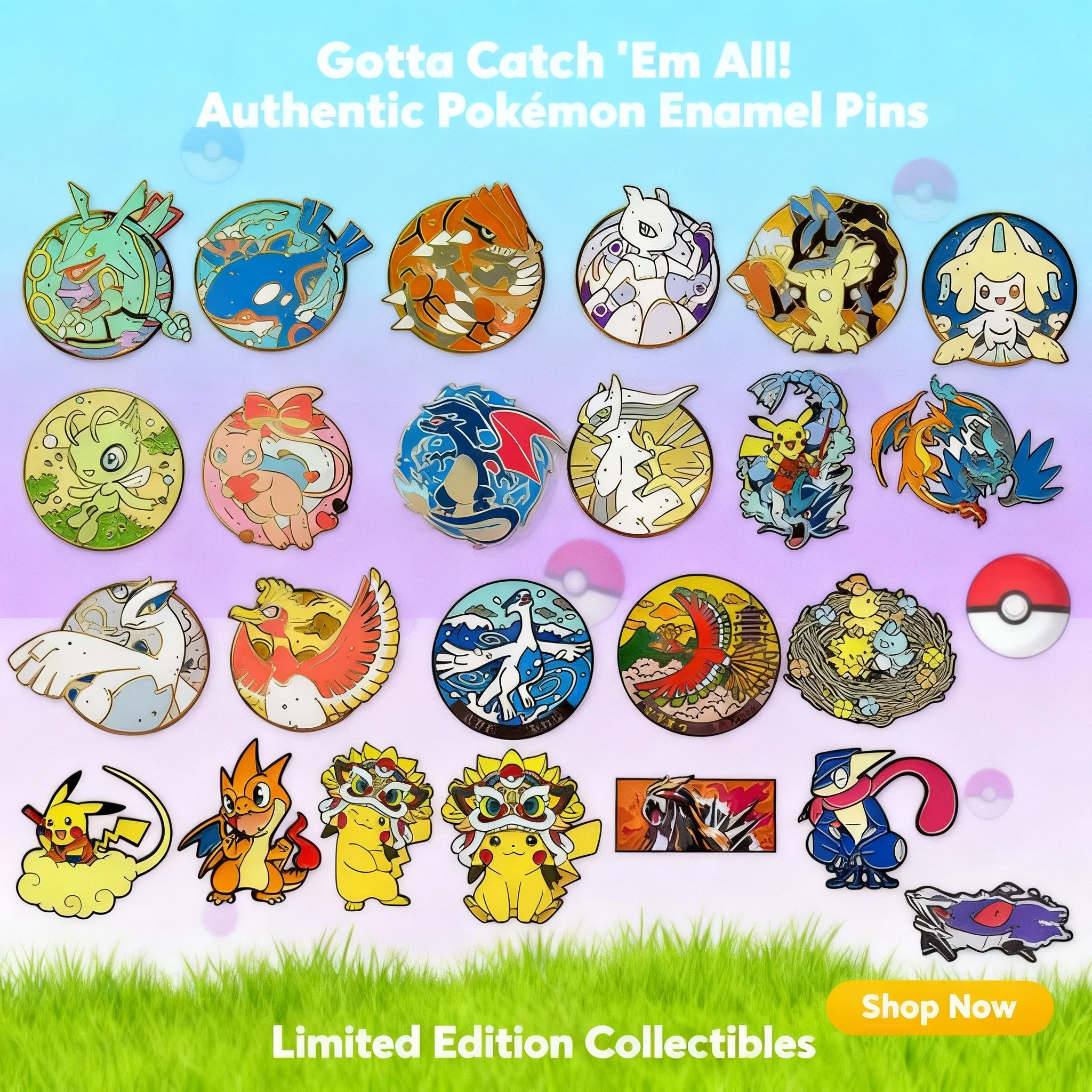 Bonito pin de anime japonés de Pokemon, broche para mochila, ropa, mochilas escolares, broches de dibujos animados Kawaii, regalos para amigos