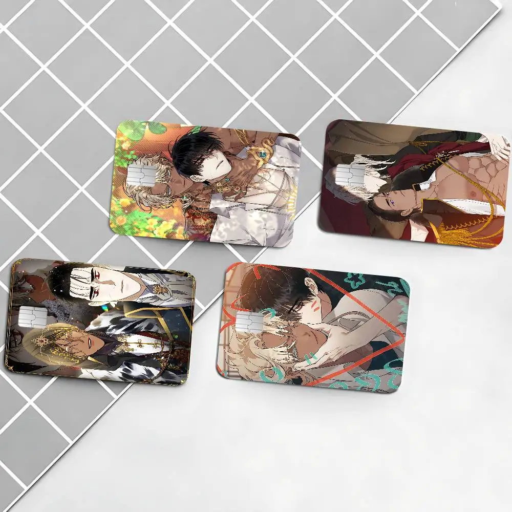 Brothers Without A Tomorrow Bl Anime Cartoon Credit Card Skin Stickers For Bank Card Bus Metro Sticker Waterproof Women Gift