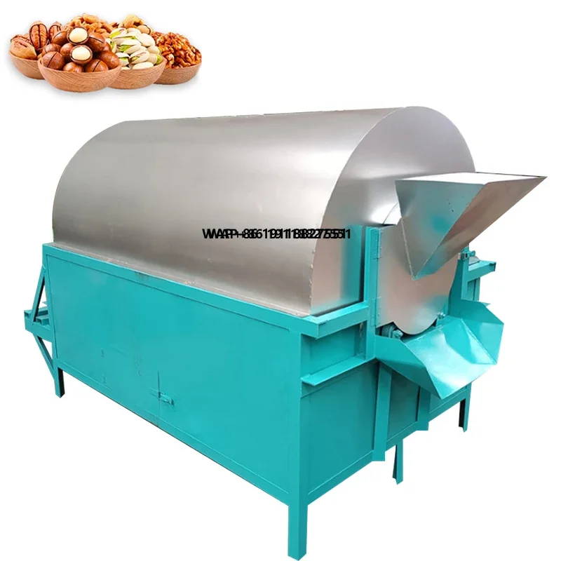 

Hot Sale Soybean Roasting Machine Sesame Chestnut Nuts Peanut Roaster Machine Hot Air Dry Nut Roasting Machine