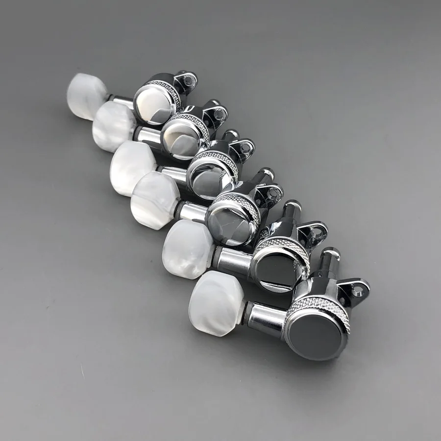 Schaller M6 Type Guitar Chrome Locking Deluxe Guitar Machine Head Tuners Tuning Pegs for JP6 ST TL Guitar well